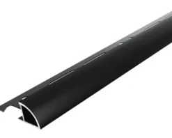 DURAL Abschlussprofil Durondell schwarz matt 250 cm x 12,5 mm