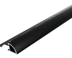 DURAL Abschlussprofil Durondell schwarz 250 x 10 mm