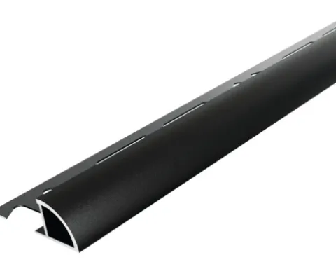 DURAL Abschlussprofil Durondell schwarz 250 x 8 mm