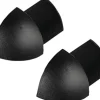 DURAL Außenecke Durondell schwarz 2 x 10 mm