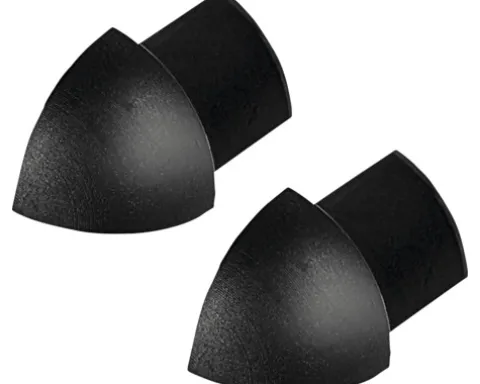 DURAL Außenecke Durondell schwarz 2 x 10 mm