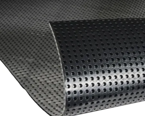 Dural Drainagematte DURABASE DR100 ++ schwarz 100 cm breit 12,5 m lang Meterware