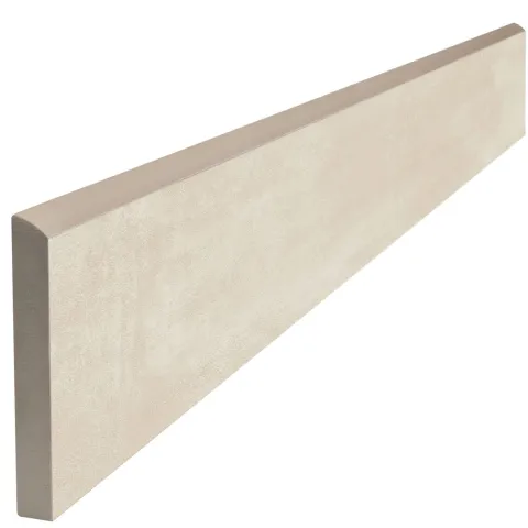 Ecoceramic Feinsteinzeug Sockel Baltimore 7 x 60 cm Perla matt