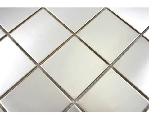 Edelstahlmosaik XCE 48D silber 29,8x29,8 cm