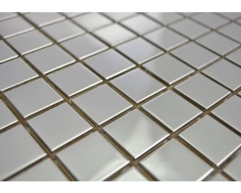 Edelstahlmosaik XCE 23G silber 29,8x29,8 cm