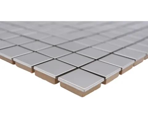 Edelstahlmosaik XCE 23G silber 29,8x29,8 cm