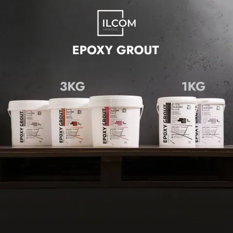 Epoxidharzmörtel zum Füllen von Fugen - Anthrazit - 3Kg
