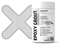 Epoxidharzmörtel zum Füllen von Fugen - Grau - 1Kg