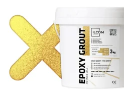 Epoxidharzmörtel zum Füllen von Fugen - Metallic Gold - 3Kg
