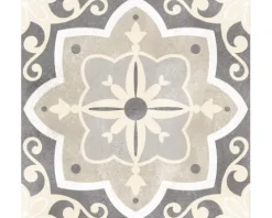 Feinsteinzeug Dekorfliese Cementine creme mix 15 x 15 x 0,9 cm verschiedene Motive matt R10B