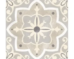 Feinsteinzeug Dekorfliese Cementine creme mix 15 x 15 x 0,9 cm verschiedene Motive matt R10B