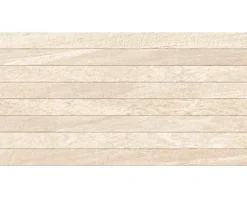 Feinsteinzeug Dekorfliese Sahara crema 32 x 62,5 cm