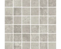 Feinsteinzeug Mosaik Montreal Silver matt 30 x 30 cm
