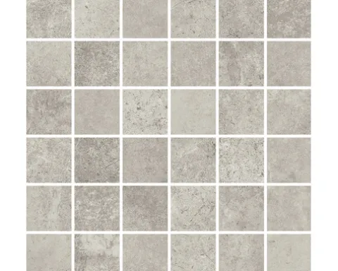 Feinsteinzeug Mosaik Montreal Silver matt 30 x 30 cm