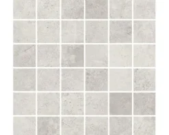 Feinsteinzeug Mosaik Montreal white matt 30 x 30 cm