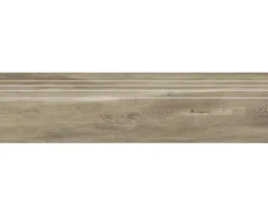 Feinsteinzeug Stufenfliese San Remo Walnut 29,5 x 120 cm