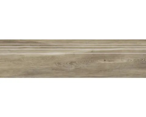 Feinsteinzeug Stufenfliese San Remo Walnut 29,5 x 120 cm