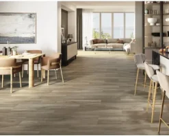 Feinsteinzeug Stufenfliese San Remo Walnut 29,5 x 120 cm