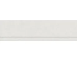 Feinsteinzeug Treppenstufe Alpen 29,8 cm x 120 cm x 0,9 cm weiß matt rektifiziert