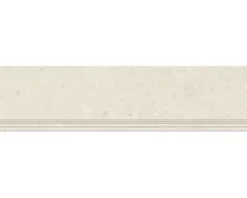 Feinsteinzeug Treppenstufe Donau 29,8 cm x 120 cm x 0,9 cm beige matt rektifiziert
