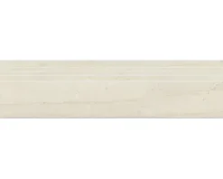 Feinsteinzeug Treppenstufe Living 29,5 x 120 x 0,9 cm cream poliert beige
