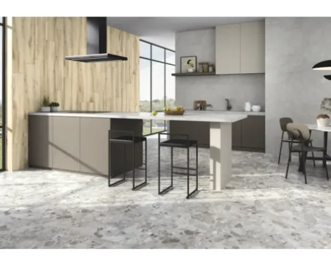 Feinsteinzeug Wand- und Bodenfliese ARENDAL Beech rektifiziert 119.5 x 22.7 x 0,97 cm