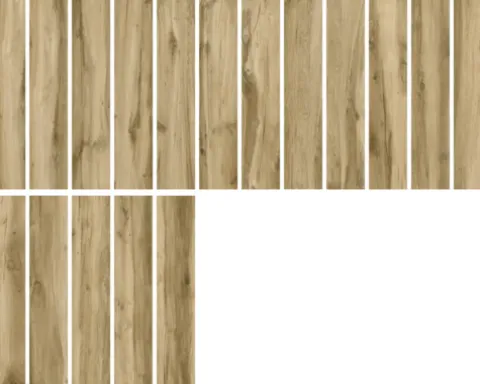Feinsteinzeug Wand- und Bodenfliese ARENDAL Dark Oak rektifiziert 119.5 x 22.7 x 0,97 cm