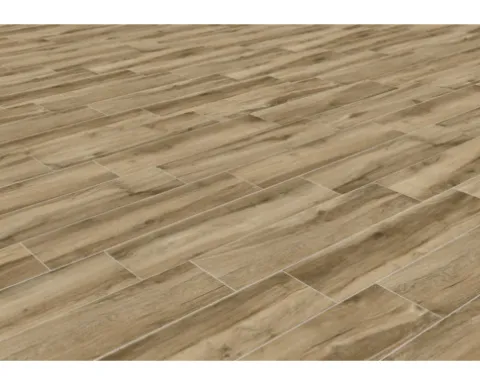 Feinsteinzeug Wand- und Bodenfliese ARENDAL Dark Oak rektifiziert 119.5 x 22.7 x 0,97 cm