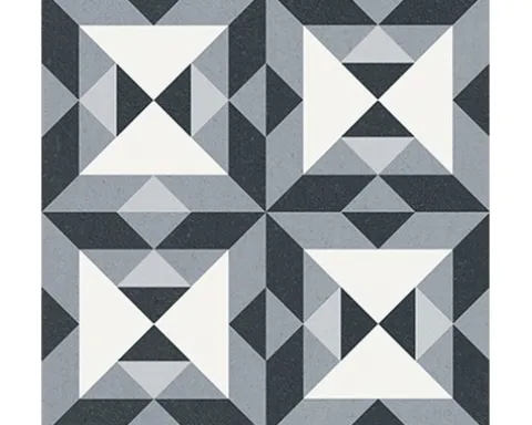 Feinsteinzeug Wand- und Bodenfliese Heritage taco black in 76 verschiedenen Motiven 16,5 x 16,5 cm