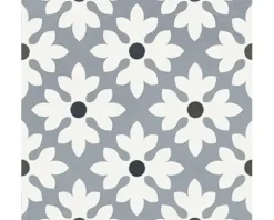 Feinsteinzeug Wand- und Bodenfliese Heritage taco black in 76 verschiedenen Motiven 16,5 x 16,5 cm