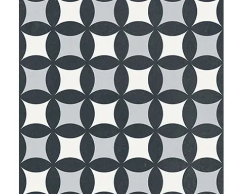 Feinsteinzeug Wand- und Bodenfliese Heritage taco black in 76 verschiedenen Motiven 16,5 x 16,5 cm
