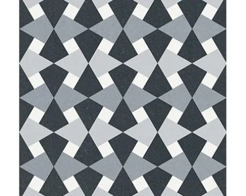 Feinsteinzeug Wand- und Bodenfliese Heritage taco black in 76 verschiedenen Motiven 16,5 x 16,5 cm
