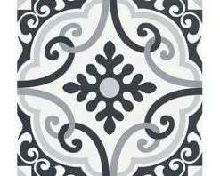 Feinsteinzeug Wand- und Bodenfliese Heritage taco black in 76 verschiedenen Motiven 16,5 x 16,5 cm