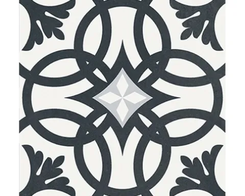Feinsteinzeug Wand- und Bodenfliese Heritage taco black in 76 verschiedenen Motiven 16,5 x 16,5 cm