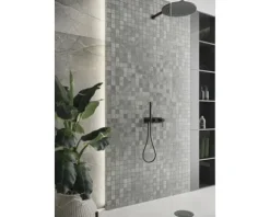 Feinsteinzeug Wand- und Bodenfliese Lido 119,7 x 119,7 x 0,8 cm graphit matt rektifiziert (Nenngröße 120x120 cm)