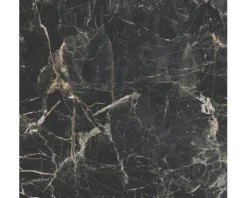 Feinsteinzeug Wand- und Bodenfliese Marquina 119,7 x 119,7 x 0,8 cm gold matt rektifiziert (Nenngröße 120x120 cm)