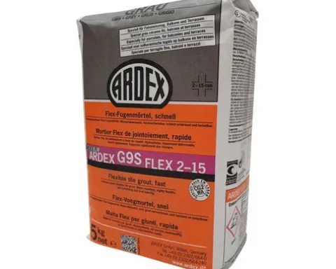Flex-Fugenmörtel, ARDEX G9 S FLEX 2- 15, grau, 5 kg
