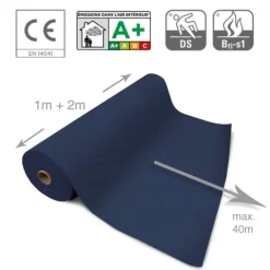 Floordirekt Event- und Messeteppich Sintra - Rollenware - Pflegeleichter Gangläufer - Dunkelblau - 200 x 3000 cm