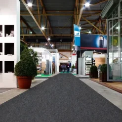Floordirekt Event- und Messeteppich Sintra - Rollenware - Pflegeleichter Gangläufer - Dunkelgrau - 200 x 3000 cm