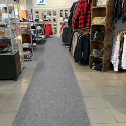 Floordirekt Event- und Messeteppich Sintra - Rollenware - Pflegeleichter Gangläufer - Grau meliert - 200 x 3000 cm