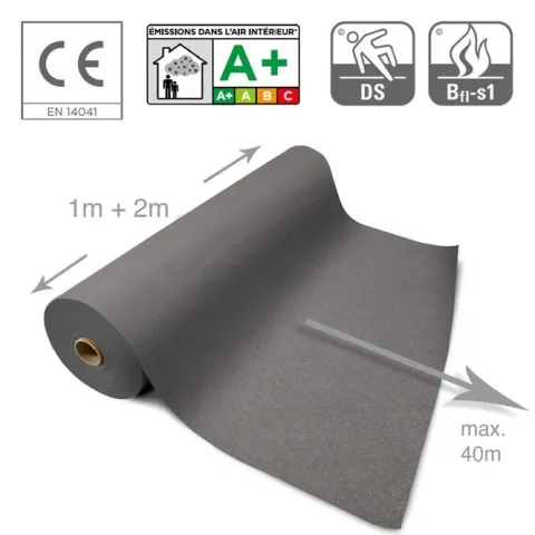 Floordirekt Event- und Messeteppich Sintra - Rollenware - Pflegeleichter Gangläufer - Grau - 200 x 3000 cm