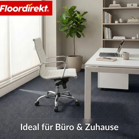 Floordirekt Nadelfilz-Teppich Malta - Rollenware - Bodenbelag aus Nadelvlies - Anthrazit - 200 x 3000 cm