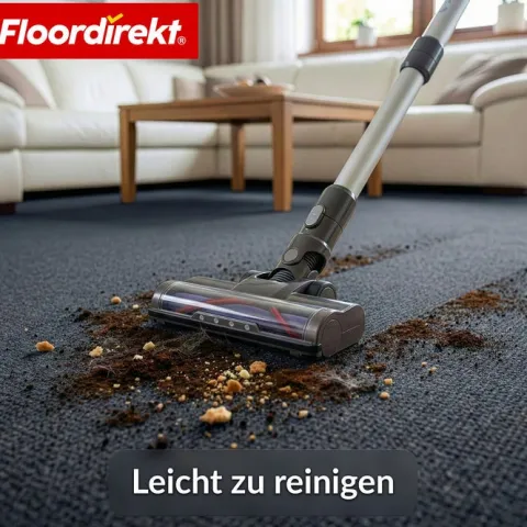 Floordirekt Nadelfilz-Teppich Malta - Rollenware - Bodenbelag aus Nadelvlies - Anthrazit - 200 x 3000 cm