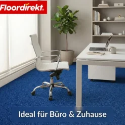 Floordirekt Nadelfilz-Teppich Malta - Rollenware - Bodenbelag aus Nadelvlies - Dunkelblau - 200 x 3000 cm