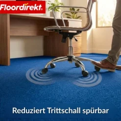 Floordirekt Nadelfilz-Teppich Malta - Rollenware - Bodenbelag aus Nadelvlies - Dunkelblau - 200 x 3000 cm