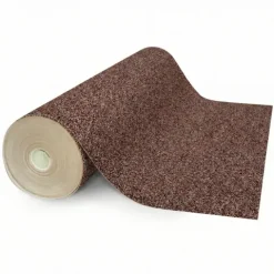 Floordirekt Nadelfilz-Teppich Malta - Rollenware - Bodenbelag aus Nadelvlies - Dunkelbraun - 200 x 3000 cm