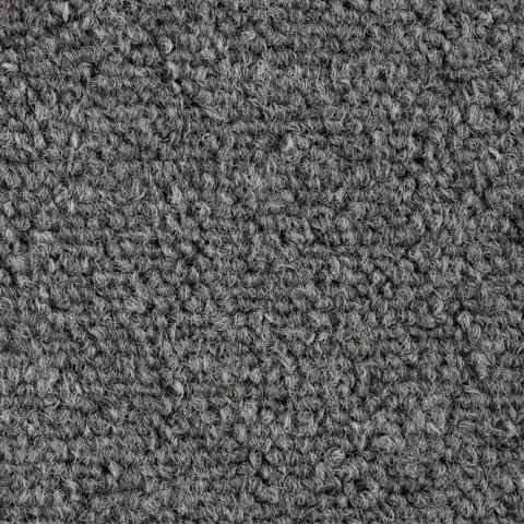 FLOORDIREKT Nylon Teppichfliese Edinburgh - 50 x 50 cm - Selbstliegend - Hellgrau