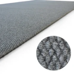 Floordirekt Schmutzfangmatte Hong Kong - Individuell einsetzbar - Rutschfest - Grau - 200 x 1500 cm