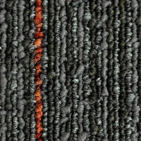 FLOORDIREKT Teppichfliese Berlin - Selbstliegend - 50x50 cm - Anthrazit