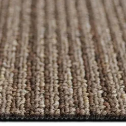 FLOORDIREKT Teppichfliese Berlin - Selbstliegend - 50x50 cm - Braun-Beige